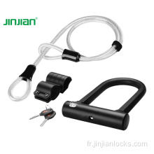 Jinjian Top Quality 14 mm Shackle U Ebike Lock